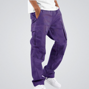 Cargo Pants | Pockets | Loose Fit | Straight Leg Pants | Men's Trousers-Southern-Taylor