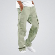 Cargo Pants | Pockets | Loose Fit | Straight Leg Pants | Men's Trousers-Southern-Taylor