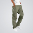 Cargo Pants | Pockets | Loose Fit | Straight Leg Pants | Men's Trousers