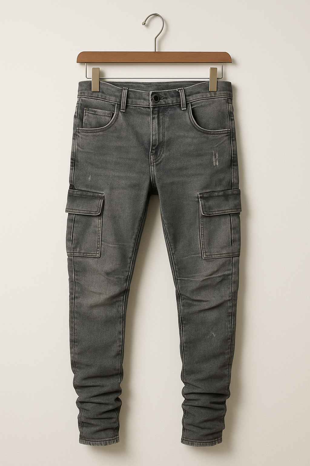 Cargo Jeans | Stretchy | Pockets | Skinny Jeans | Men's Pants