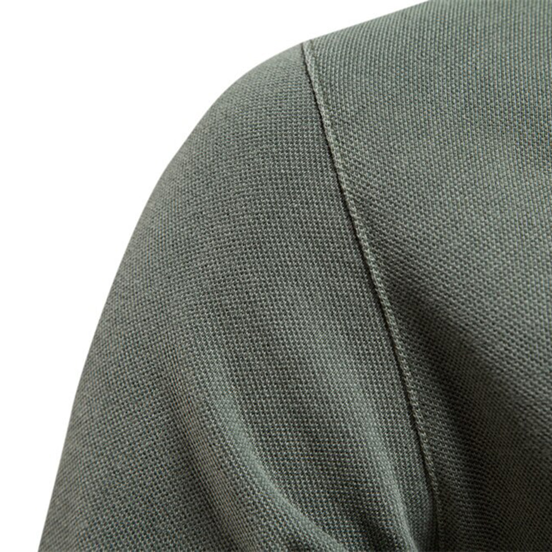 Polo Shirt - Collared - Short Sleeve - Button Neck T-Shirt - Men's T-Shirts