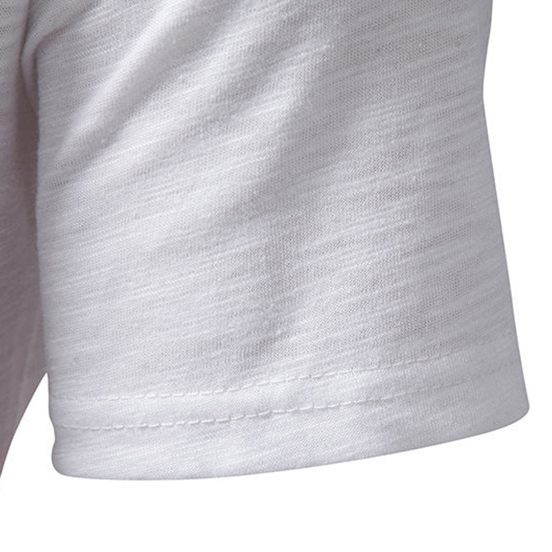 T-Shirt | Lightweight | Button Neck | Summer Shirt | Men's Clothing