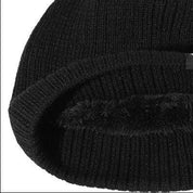 Men's Beanie - Warm - Fleece Lined - Knitted Beanie - Winter Hat