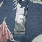 Summer Shirt - Men's Short Sleeve Printed Collared Polo T-Shirt