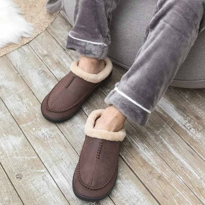 CloudSoft Indoor Slippers | Fleece-lined men's slippers to slip into-Southern-Taylor