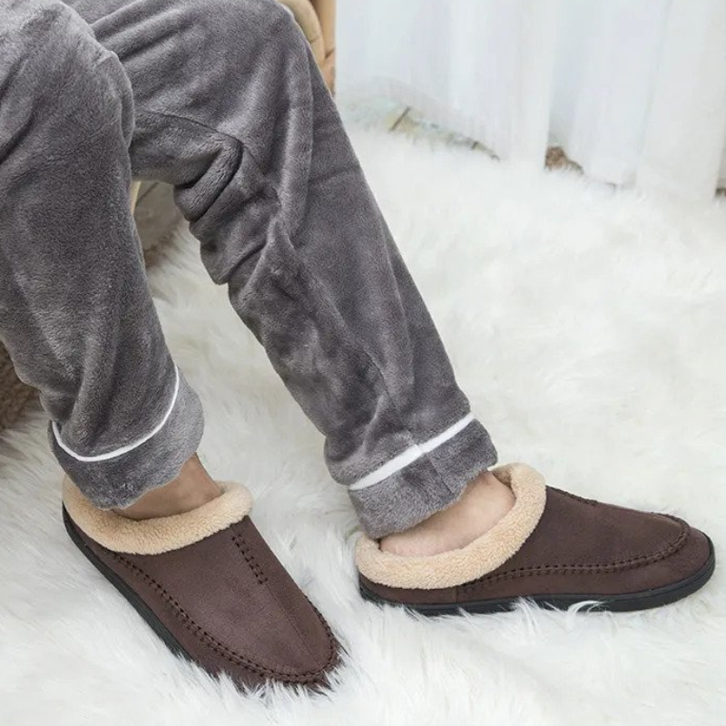 CloudSoft Indoor Slippers | Fleece-lined men's slippers to slip into-Southern-Taylor