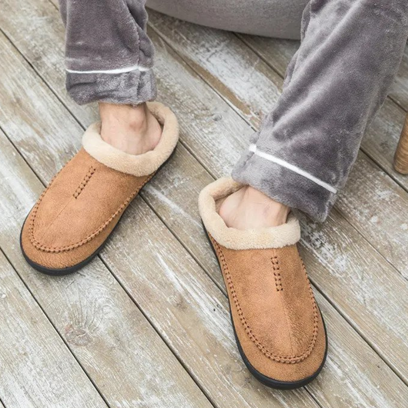 CloudSoft Indoor Slippers | Fleece-lined men's slippers to slip into-Southern-Taylor