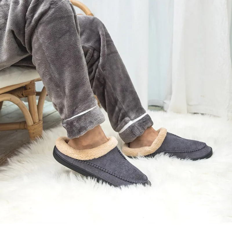 CloudSoft Indoor Slippers | Fleece-lined men's slippers to slip into-Southern-Taylor
