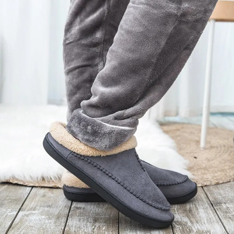 CloudSoft Indoor Slippers | Fleece-lined men's slippers to slip into-Southern-Taylor
