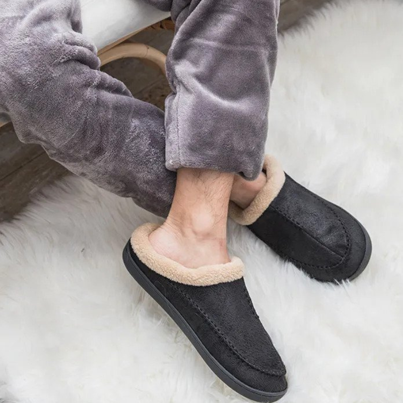 CloudSoft Indoor Slippers | Fleece-lined men's slippers to slip into-Southern-Taylor