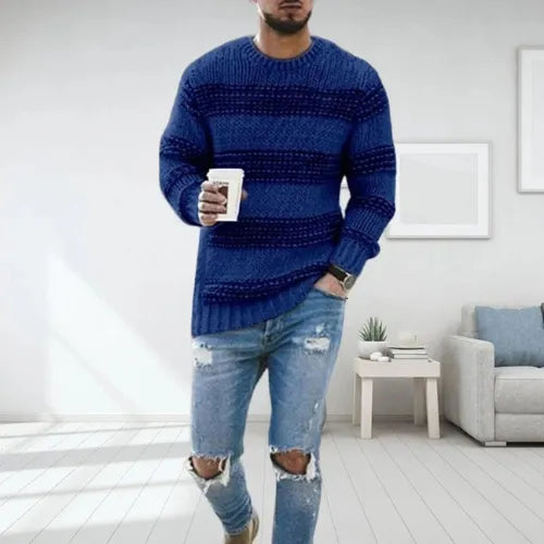 Men's Knitted Jumper| Crew Neck | Long Sleeve | Pullover Sweater | Knit Sweater 