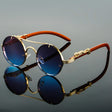 Round Sunglasses | Panther | Color Lens | Polarized Sunglasses | Men's Sunglasses