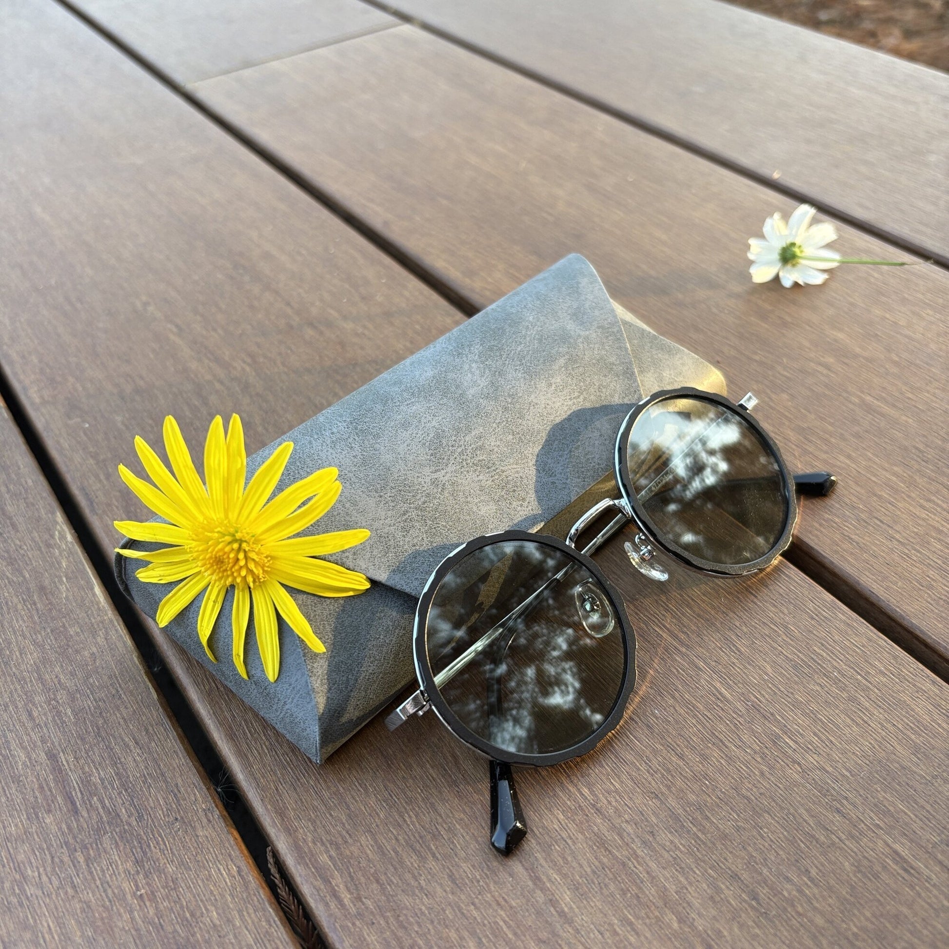 Round Sunglasses - Men's Polarized UV Protection Retro Sunglasses