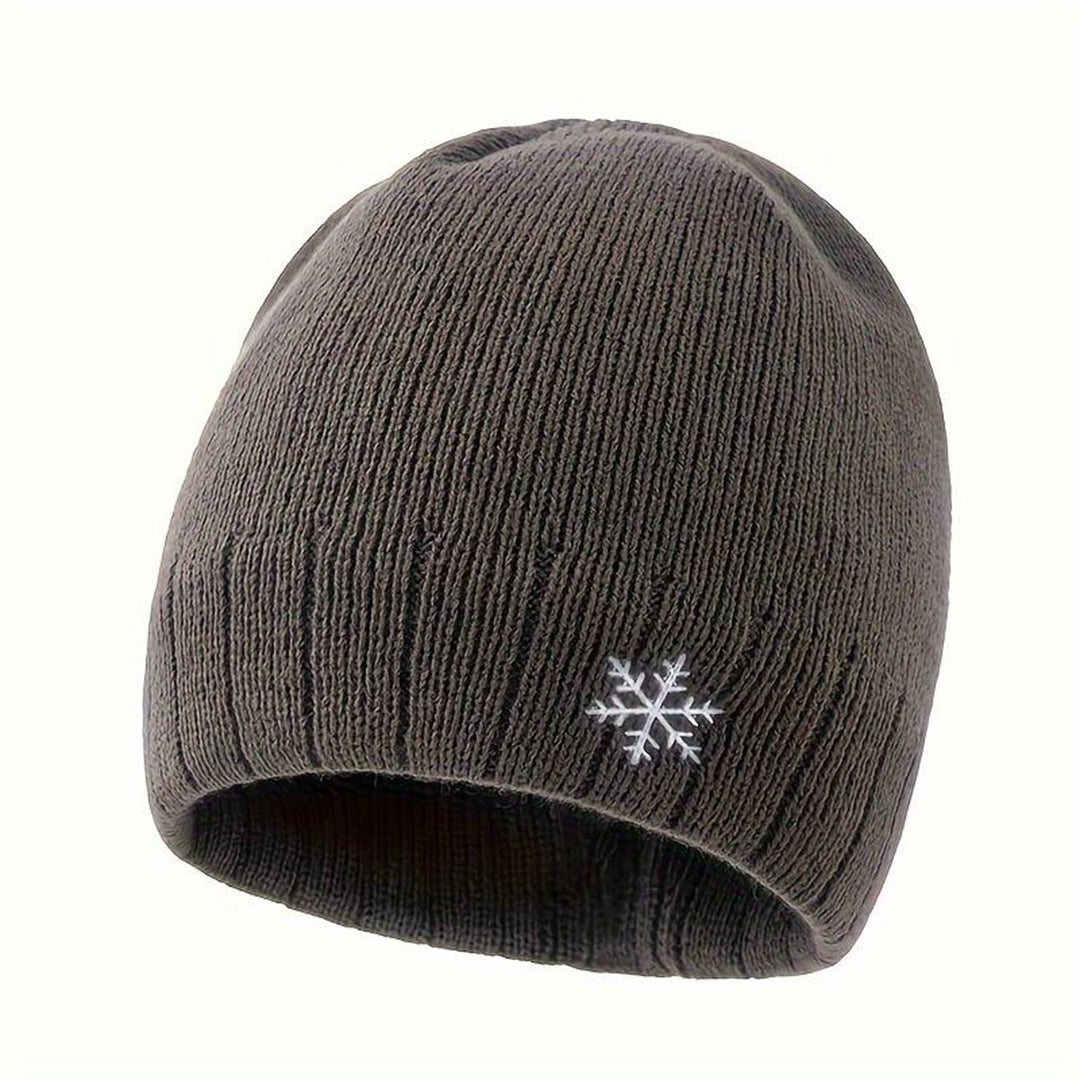 Men's Beanie - Warm - Fleece Lined - Knitted Beanie - Winter Hat