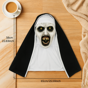 Halloween Mask - Scary Horror Nun Halloween Costume Mask
