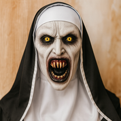 Halloween Mask - Scary Horror Nun Halloween Costume Mask