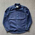 Denim Shirt – Long-sleeved – Breast Pockets – Button-down Shirt – Men's Shirt