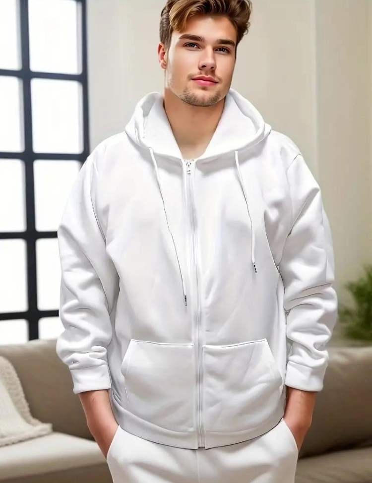 Dustin Hoodie | Men's Plus Size Hoodie with Zipper-Southern-Taylor