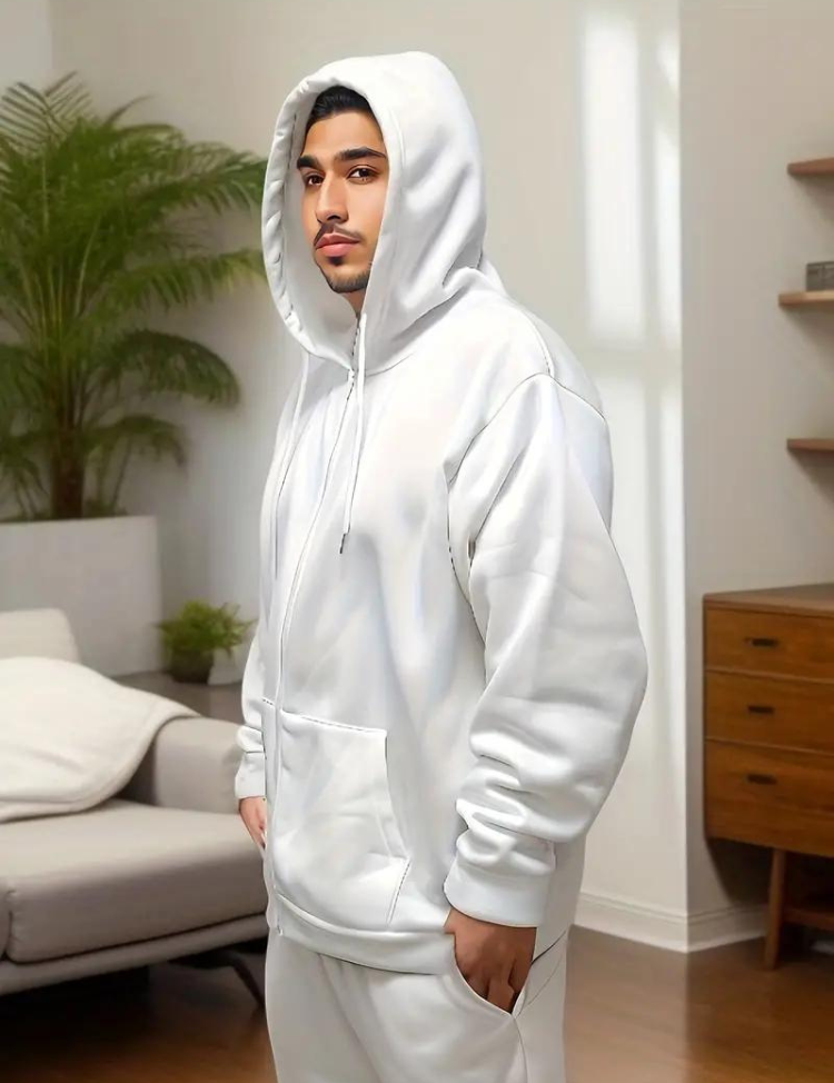 Dustin Hoodie | Men's Plus Size Hoodie with Zipper-Southern-Taylor