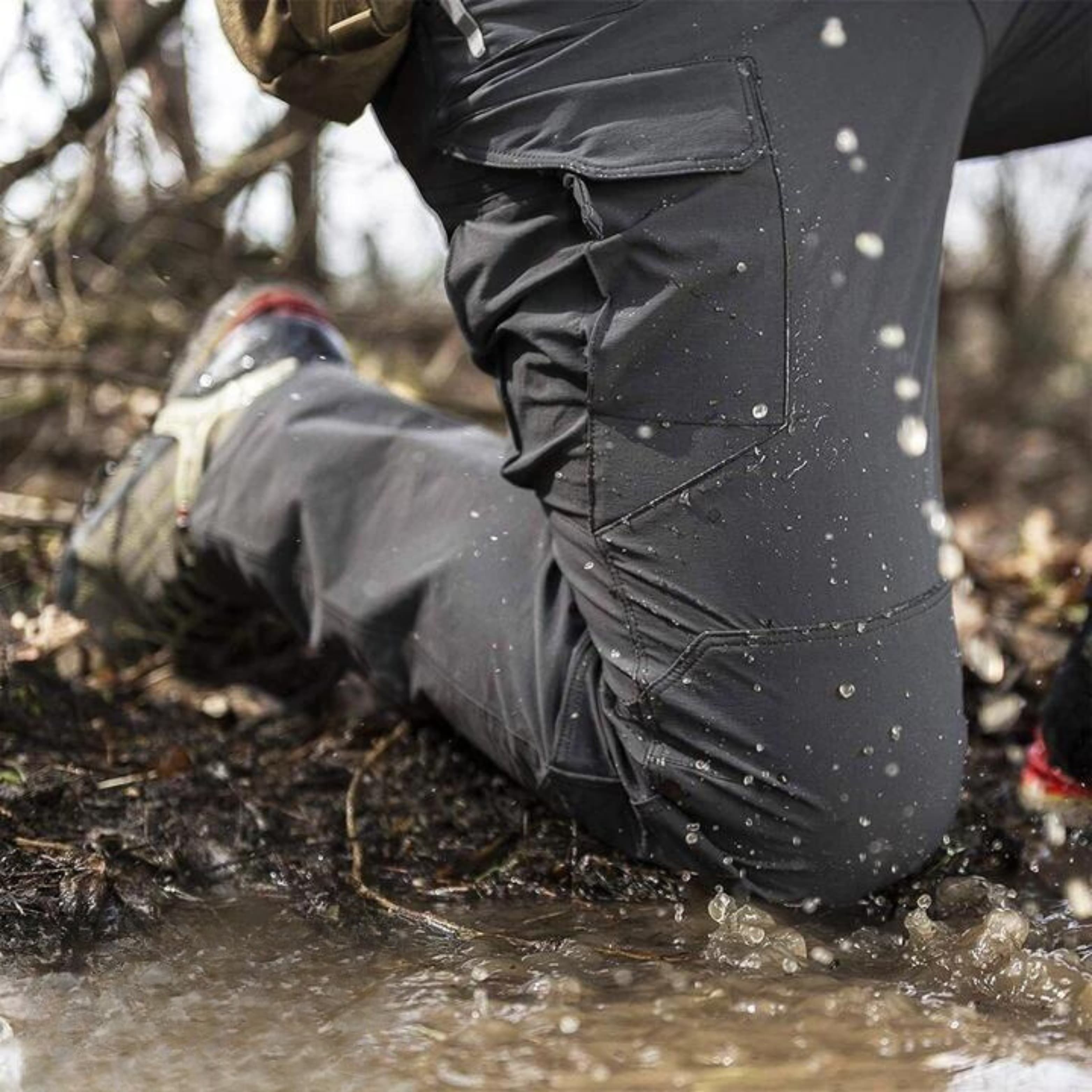 Work Pants - Men's Waterproof Straight Leg Tactical Cargo Pants