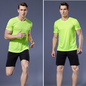 Activewear Set - Men's Two-Piece Sport Shorts and T-Shirt Workout Set
