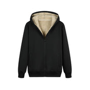 Hoodie Jogger Set | Zip-Up | Fur Lined | Two-Piece Set | Men's Clothing
