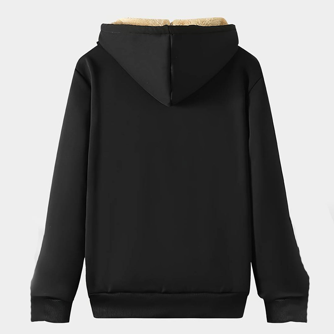 Hoodie Jogger Set | Zip-Up | Fur Lined | Two-Piece Set | Men's Clothing