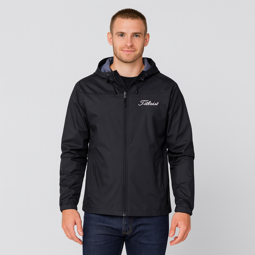 Windbreaker Jacket - Men's Zip-Up Waterproof Outdoor Jacket