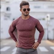 Elias | Luxe Herentrui met Tijdloos Design – Licht & Veelzijdig-Rood-M-Chaps Herrenmode