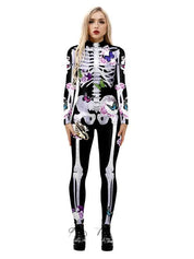 Skeleton Costume - Women's Floral Skeleton Halloween Costume
