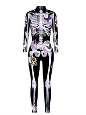 Skeleton Costume - Women's Floral Skeleton Halloween Costume