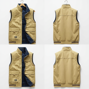 Cargo Vest | Sleeveless | Pockets | Work Vest | Men's Gilet