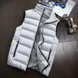 Puffer Vest - Men's Zip-Up Winter Bodywarmer Winter Gilet