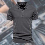 Polo Shirt - Collared - Short Sleeve - Button Neck T-Shirt - Men's T-Shirts