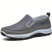 Walking Shoes - Men's Comfortable Thick Sole Slip-On Shoes