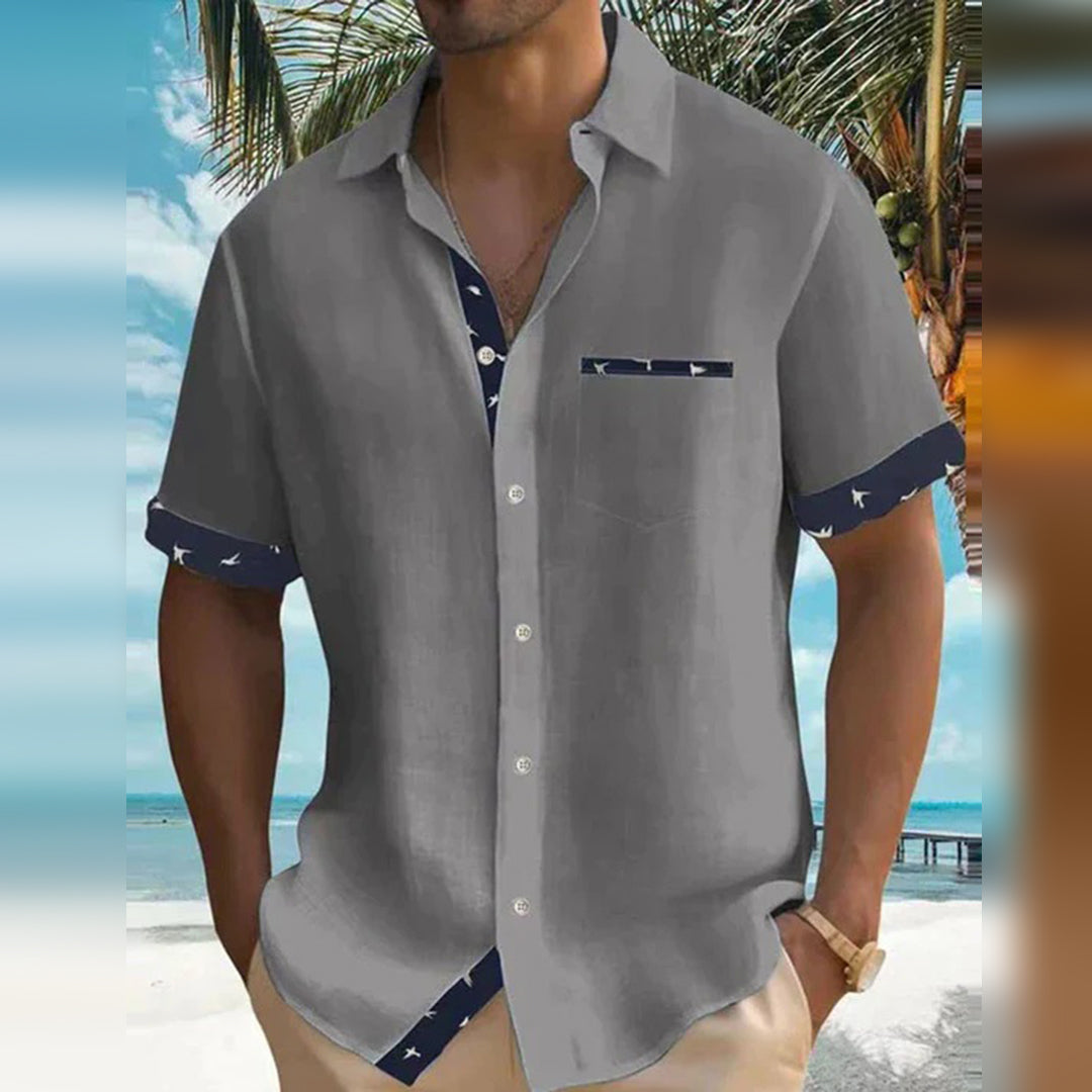 Short Sleeve Shirt | Lightweight | Collared | Buttoned Up Shirt | Men's Summer Shirts