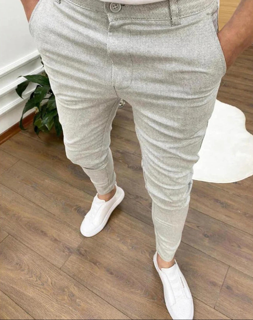 Chino Pants - Slim Fit - Stretch - Skinny Chinos - Men's Trousers
