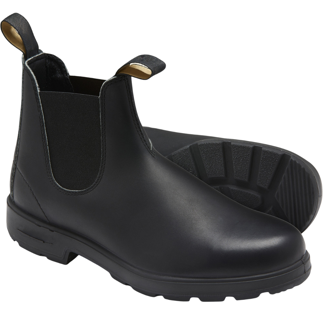 Chelsea Boots - Men's Black Ankle Leather Dealer Boots
