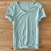 V-Neck T-Shirt | Lightweight | Short Sleeve | Summer Shirt | Men's T-Shirt