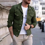 Denim Jacket | Breast Pockets | Slim Fit | Summer Jacket | Men's Jacket 