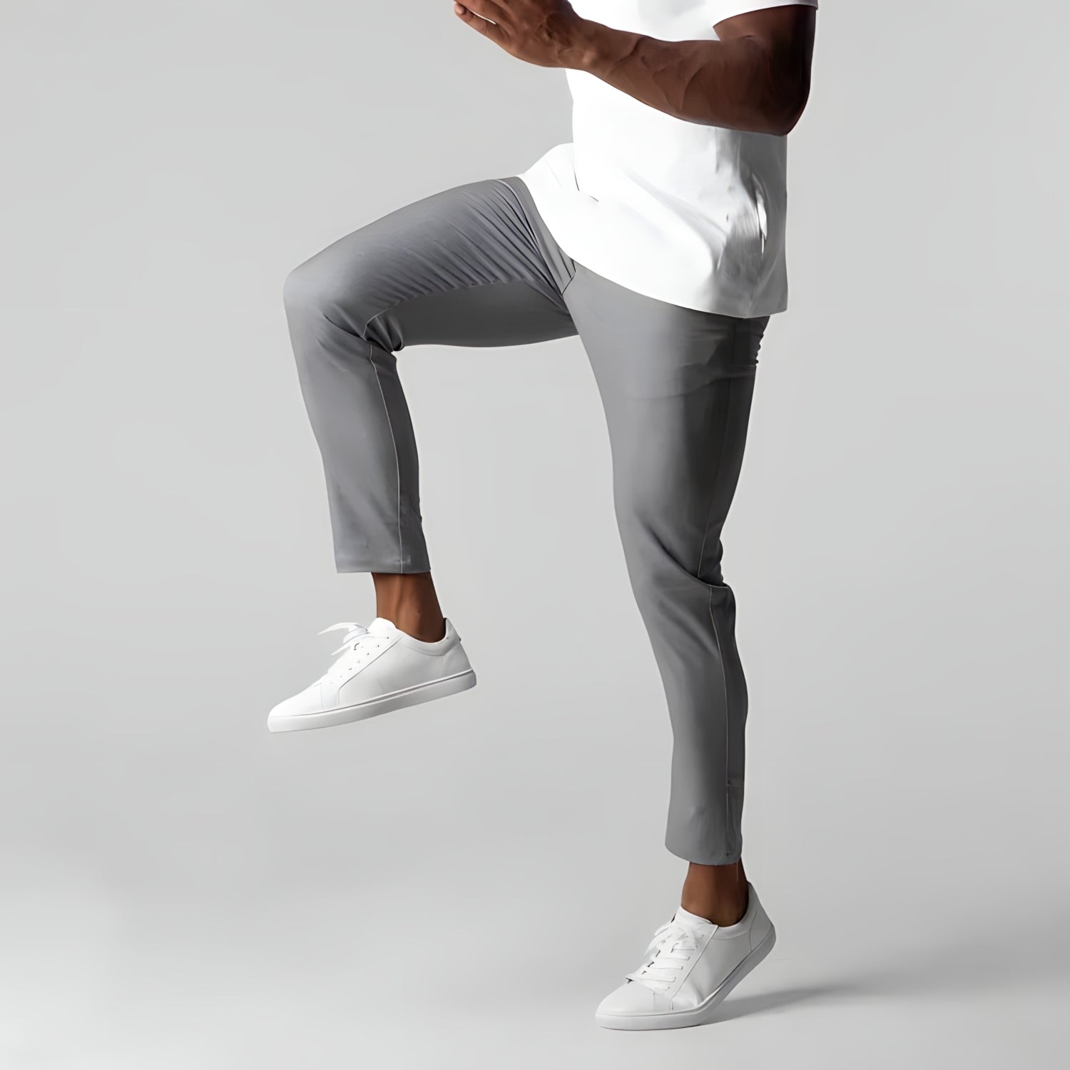 Chino Pants | Elastic Waist | Stretchy | Skinny Chinos | Mens Chinos