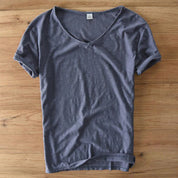 V-Neck T-Shirt | Lightweight | Short Sleeve | Summer Shirt | Men's T-Shirt