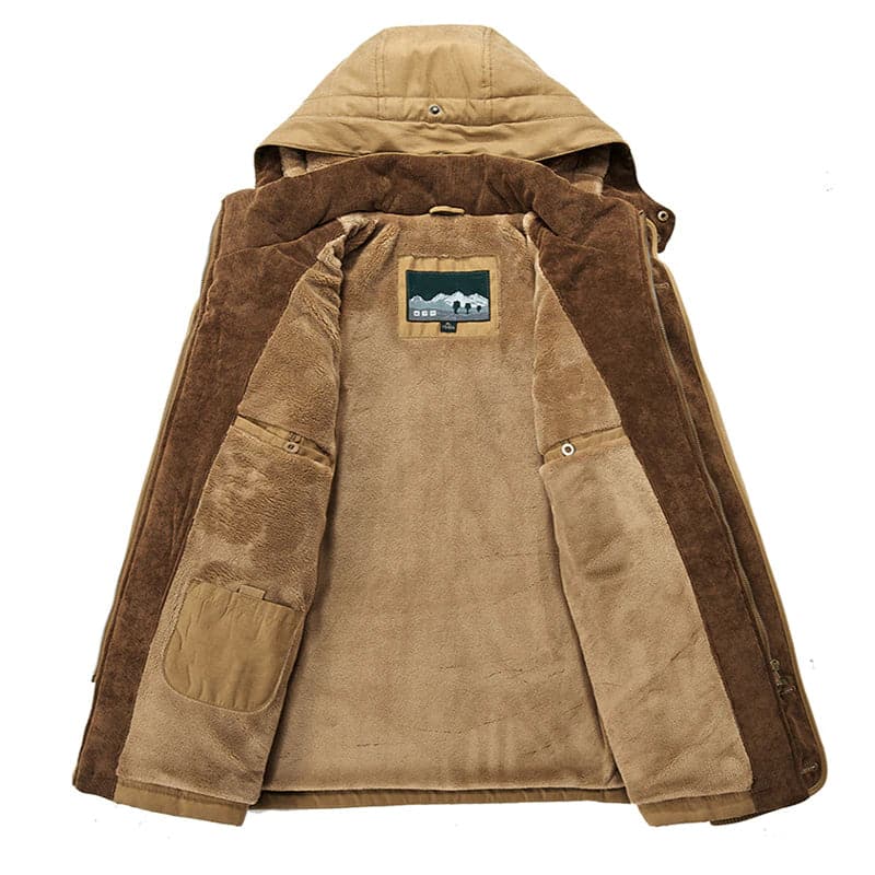 Winter Parka | Hooded | Fleece Lined | Snow Jacket | Male Winter Jackets