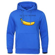 Hoodie - Banana Print - Kangaroo Pocket - Pullover Hoodie - Men's Hoodies