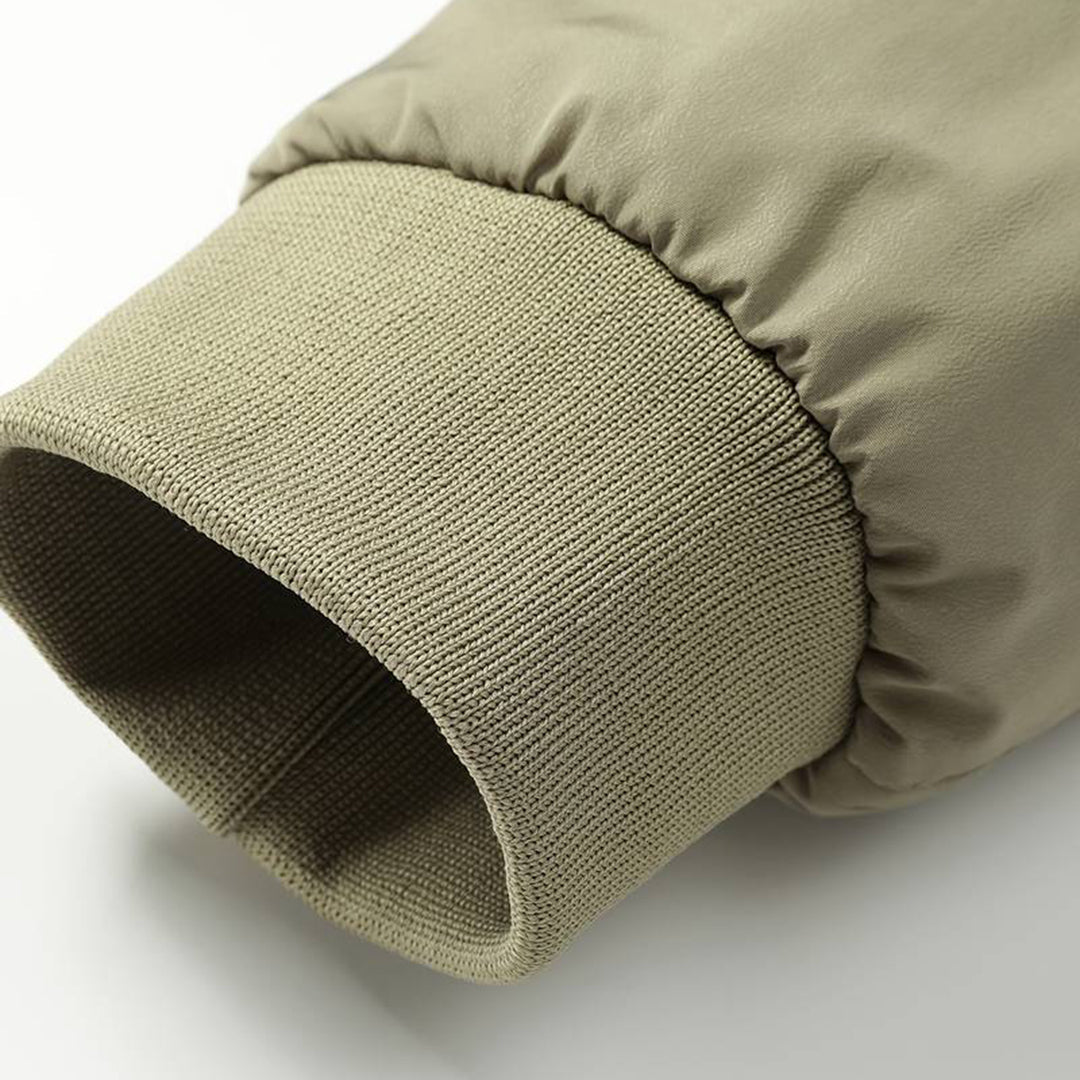 Winter Bomber Jacket - Fleece Lined - Zip-Up - Winter Jacket - Men's Bomber Jacket