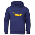 Hoodie - Banana Print - Kangaroo Pocket - Pullover Hoodie - Men's Hoodies