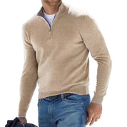 Half-Zip Pullover - Warm Long-sleeved Knitted Sweater for Men-Southern-Taylor