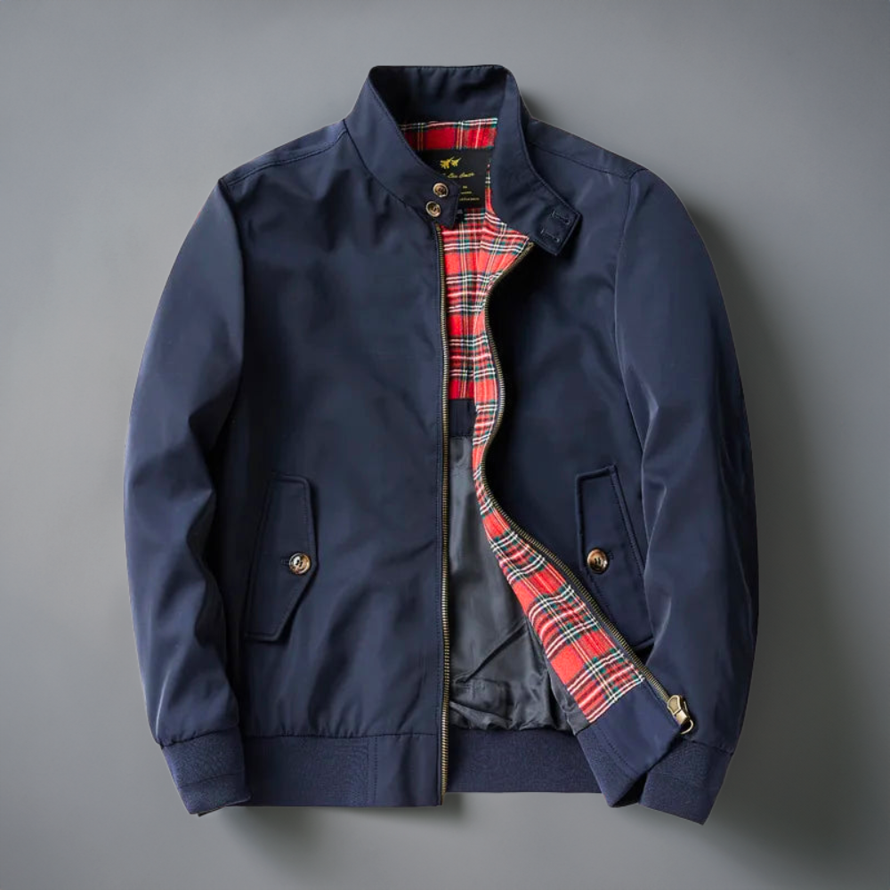 Harrington Jacket | Zipped Up | Autumn | Bomber Jacket | Men's Jacket-Southern-Taylor