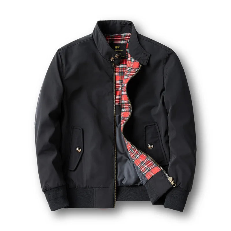 Harrington Jacket | Zipped Up | Autumn | Bomber Jacket | Men's Jacket-Southern-Taylor
