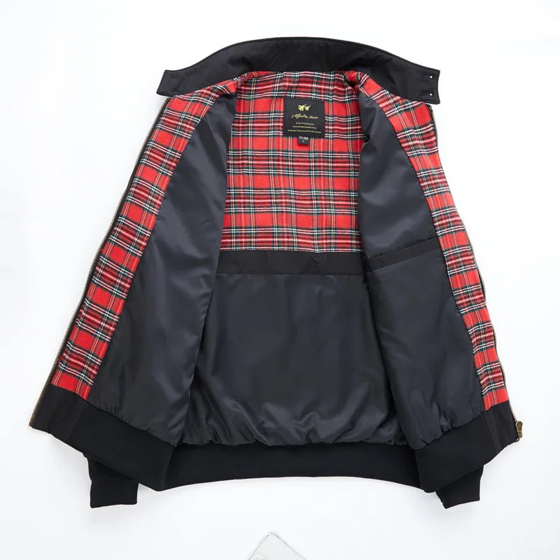 Harrington Jacket | Zipped Up | Autumn | Bomber Jacket | Men's Jacket-Southern-Taylor